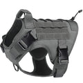 Harnais Tactique pour Chien avec Poignée – Gilet Anti-Traction Réglable, Panneaux Molle et Patch ID
