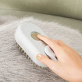 Brosse vapeur 3 en 1 pour animaux de compagnie (1 à 2 pièces) : massage, brossage à la vapeur, spray beauté, démêlage et élimination des poils morts, peigne de toilettage pour chats et chiens