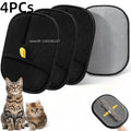 Gants Anti-Poils pour Anima |Gants de Toilettage Réutilisables Double Face pour Chat, Chien, Canapé et Tapis