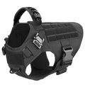 Harnais Tactique Grand Chien avec Laisse et Collier – Pochettes Molle, Berger Allemand et Grandes Races