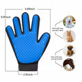 Gant de Toilettage Massant 5 Doigts pour Chat et Chien – Brosse de Bain Douce en Silicone