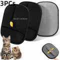 Gants Anti-Poils pour Anima |Gants de Toilettage Réutilisables Double Face pour Chat, Chien, Canapé et Tapis