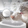 Brosse de toilettage à structure bionique avec embouts anti-griffure pour chats et chiens
