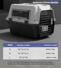 Cage de Transport pour Chat – Sac Portable Anti-Choc pour le Transport de Chats, dimension S,L, M