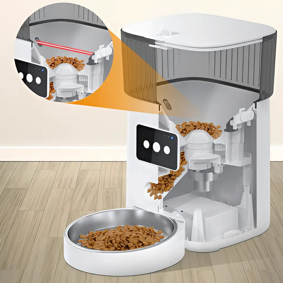 Distributeur automatique WiFi avec enregistrement vocal (4,5L) gestionproduitsannimaux