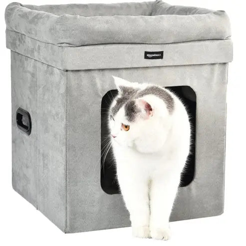 Niche Pliable pour Chat – Confort Douillet et Design Pratique gestionproduitsannimaux