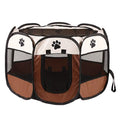 Nid pliable pour chien et chat marron