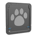 Porte en plastique verrouillable à 4 positions pour grands chiens et chats, avec volet de sécurité pour fenêtre à moustiquaire, portillon, tunnel pour animaux, barrière pour chiens et porte à accès libre pour la maison