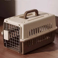 Sac de transport pour chat d'extérieur - Caisse de transport de grande capacité de type aérien, avec fixation pour voiture, respirante et portable