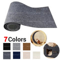 Tapis anti-griffes autocollant pour chat - 7 couleurs au choix( noir, gris, gris foncé, marron, bleu marine, beige, blanc chaud), avec exemples d'utilisation sur roue et niche pour chat, matière résistante et texturée 