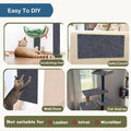 Tapis anti-griffes facile à installer soi-même - compatible griffoir, canapé, mur, arbre à chat.