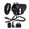Harnais Tactique Grand Chien avec Laisse et Collier – Pochettes Molle, Berger Allemand et Grandes Races