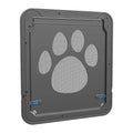 4-Way Lockable Plastic Pet Big Dog Cat Door for Screen Window Safety Flap Gates Pet Tunnel Dog Fence Free Access Door for Home